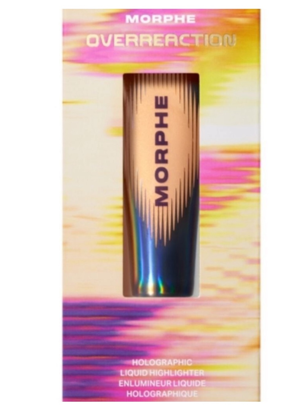 MORPHE LIMITED EDITION OVERREACTION HOLOGRAPHIC LIQUID HIGHLIGHTER;—CALMED DOWN